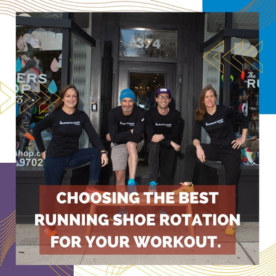 Choosing the best running shoe rotation for your workout.