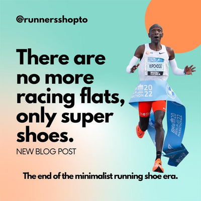 There are no more racing flats, only super shoes.