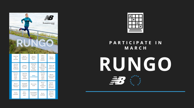 Join us for March Miles and Play New Balance RUNGO