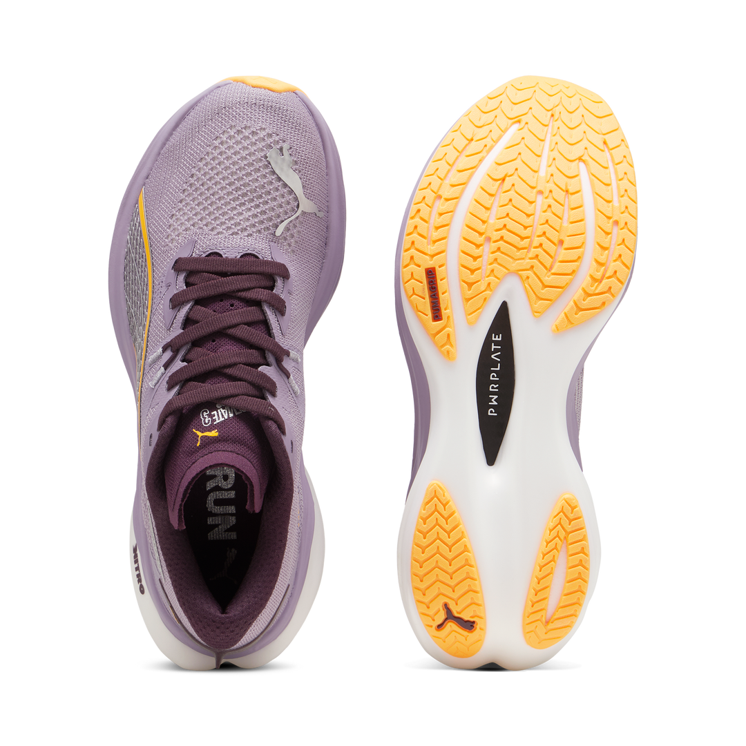 ★ PUMA★ Diviate Nitro 3 Women's Black Yellow Pure Magenta Puma Deviate Nitro 3 Road Running Shoes - Women's | The Last