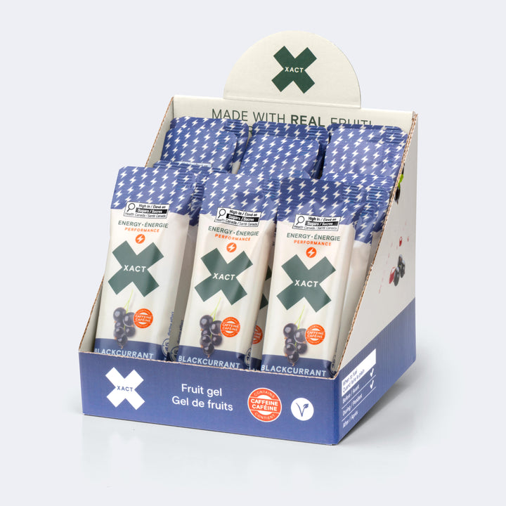 XACT ENERGY Performance Fruit Gels with Caffine
