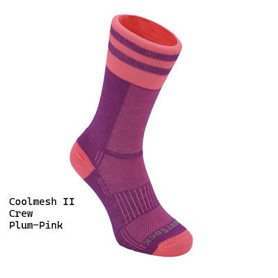 WrightSock Cool Mesh II Crew Sock