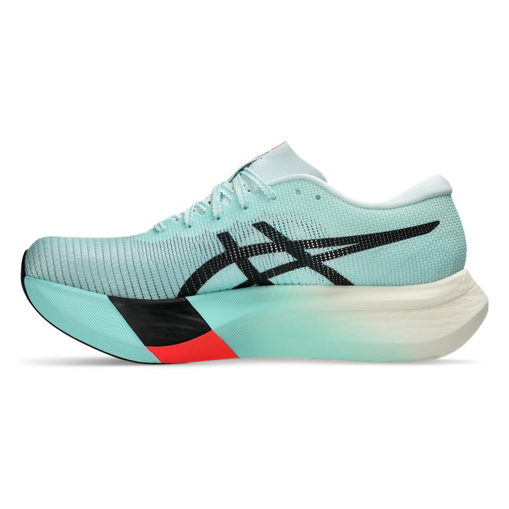 ASICS MetaSpeed Edge Paris in Illuminate and Mint Black, right shoe inside view 