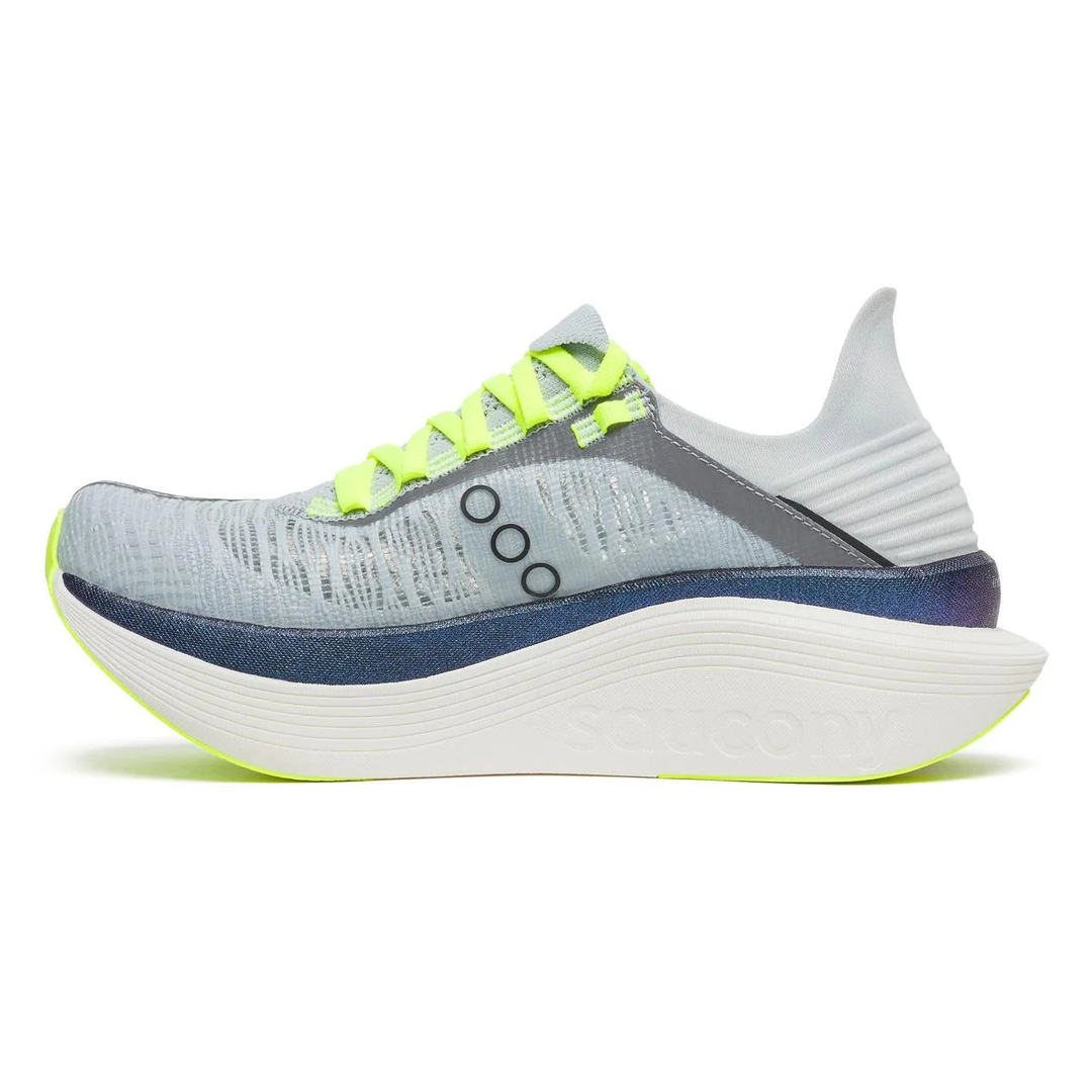 Saucony Endorphin Elite 2 in Airy and Nightsky, right shoe inside view 