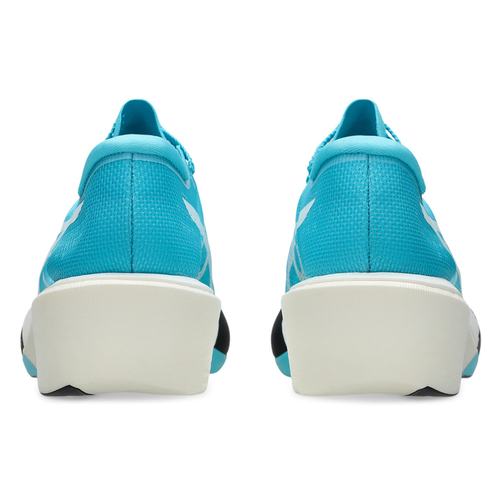 ASICS MetaSpeed Edge Tokyo in Aquarium and White, pair viewed from behind 