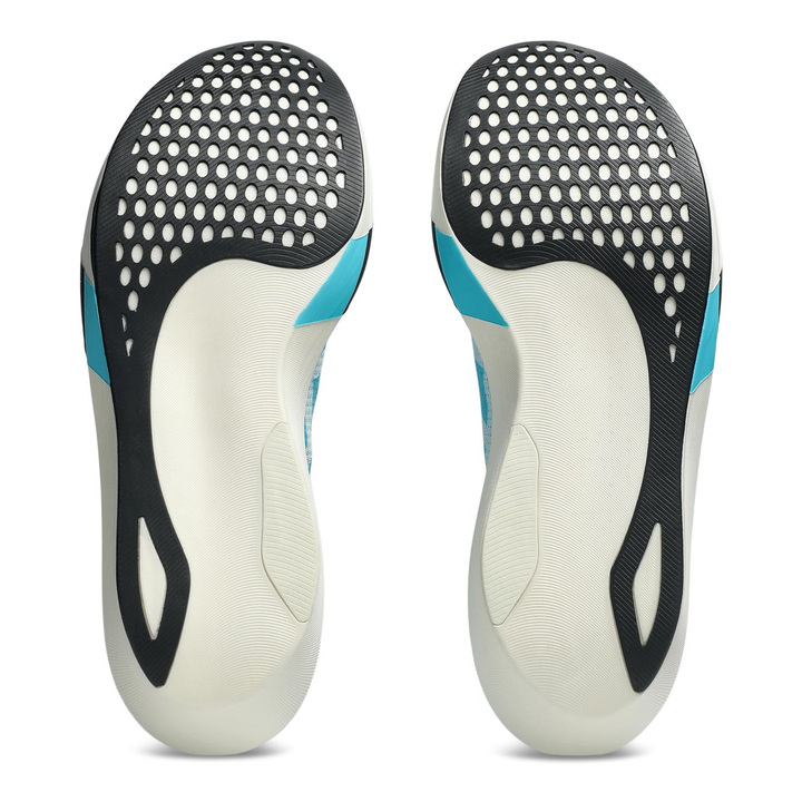 ASICS MetaSpeed Edge Tokyo in Aquarium and White, pair of outsoles 