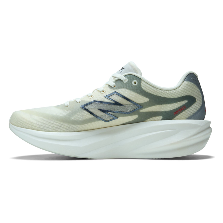 New Balance SuperComp Rebel men’s in Angora and Slate Grey, right shoe inside view 
