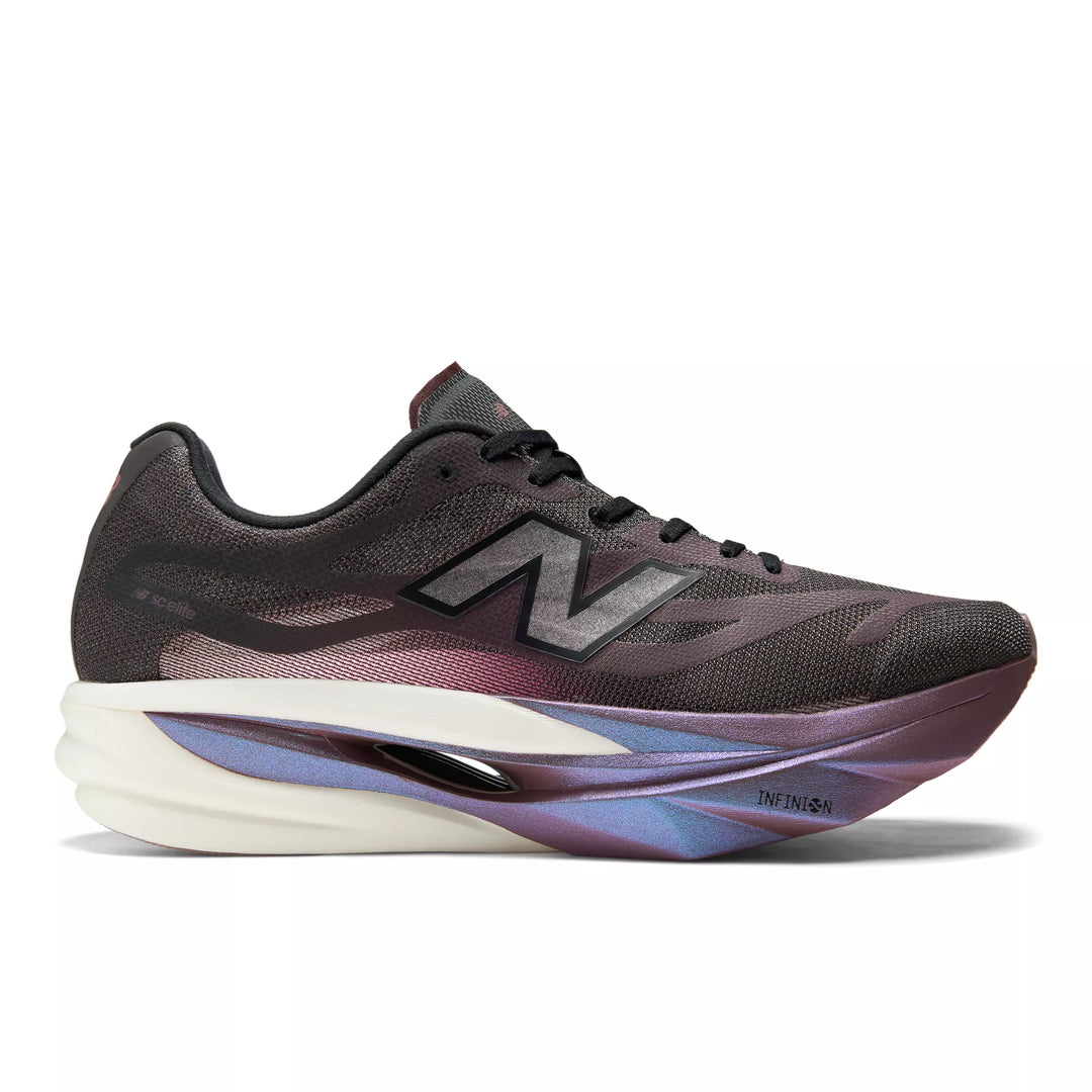 New Balance SuperComp Elite v6 in Cherry Leather and Pebble, right shoe outside view #colour_cherry-leather-pebble