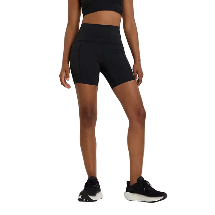 New Balance Sleek Pocket High Rise Short 6"