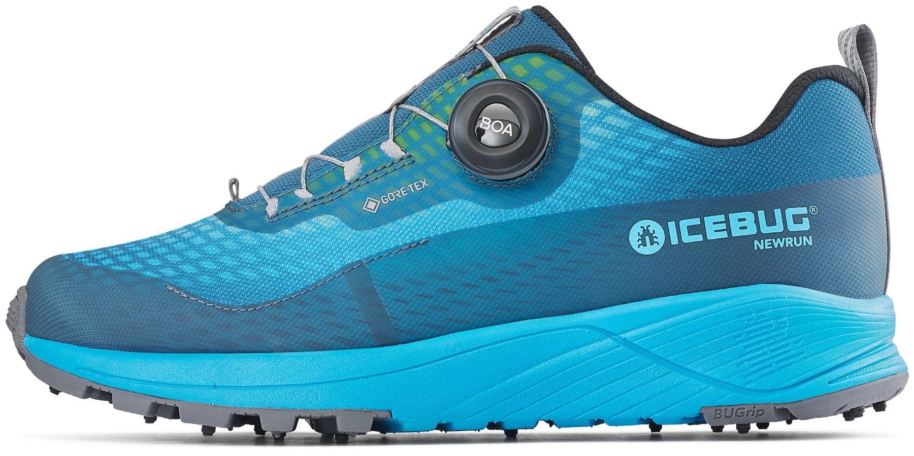 Icebug NewRun Women s BUGrip GTX Mist Blue Aqua L08.0